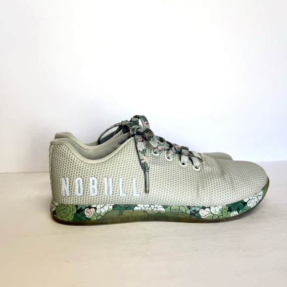NOBULL Women’s Mint Green Succulent Athletic Shoes Weightlifting Size 7.5 - Picture 5 of 10